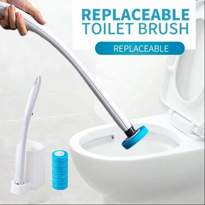10 Adaptateurs De Brosse De Toilette 16mm - Raccords Autobloquants Noirs Pour WC