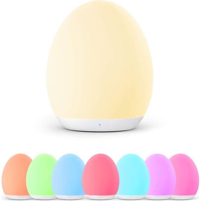 Vava Veilleuse Bebe A Led 8 Couleur Reglables Et Minuterie 1h Lampe De Chevet En Cdiscount Puericulture Eveil Bebe