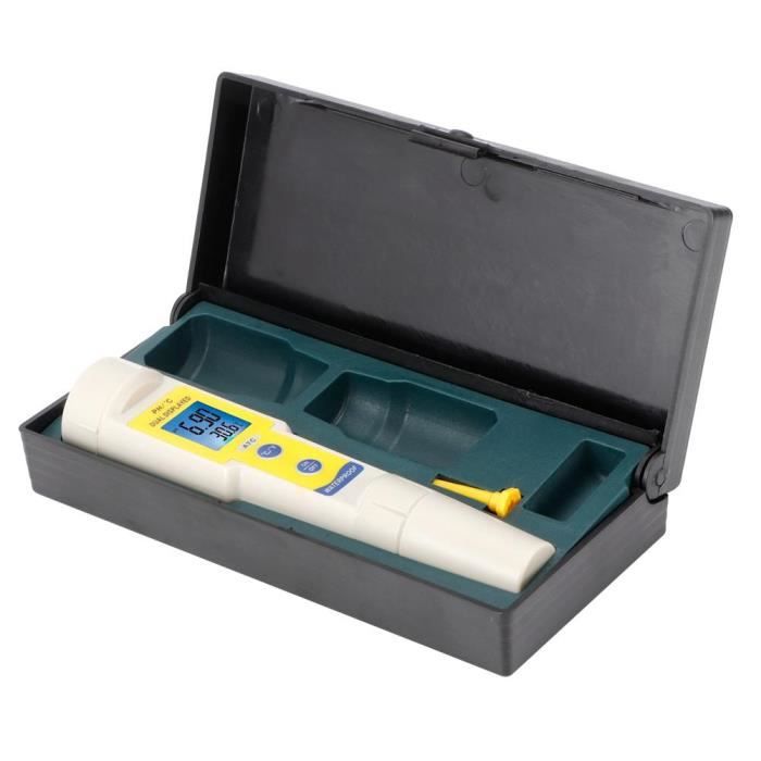 Testeur D'eau 3 En 1 PH/TDS/Température - Stylo Numérique LCD Pour Aquarium, Piscine, Eau Potable
