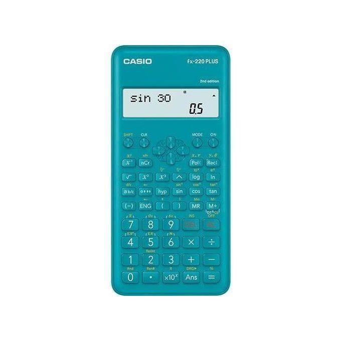 Calculatrice scientifique - Casio - FX-220PLUS - Écran LCD 12 chiffres - 181 fonctions - Housse rigide