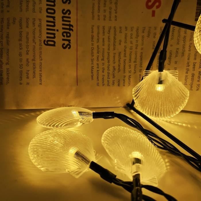 Décoration De Noël Guirlande Lumineuse Extérieure Solaire Guirlande