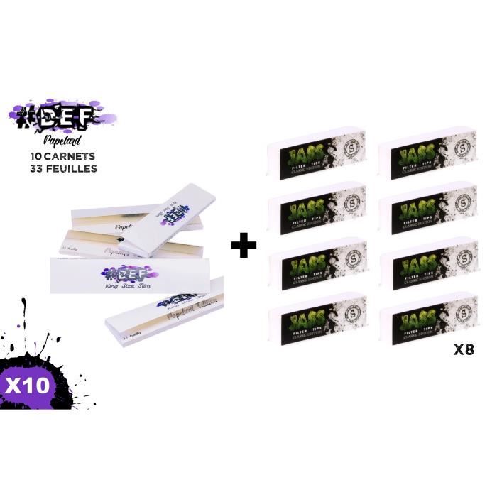 RAW Black Classic Wide-Single Window-50 Lot De 50 Carnets De 50 Feuilles