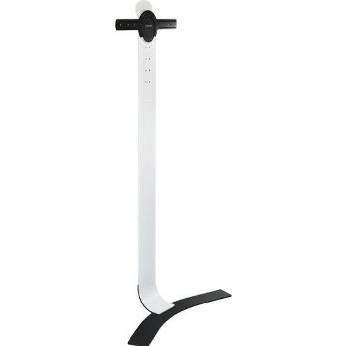 Pied pour écran - Erard - STANDiT 400 - 1321 cm - Capacité de Charge 30 kg - Acier Noir/Blanc