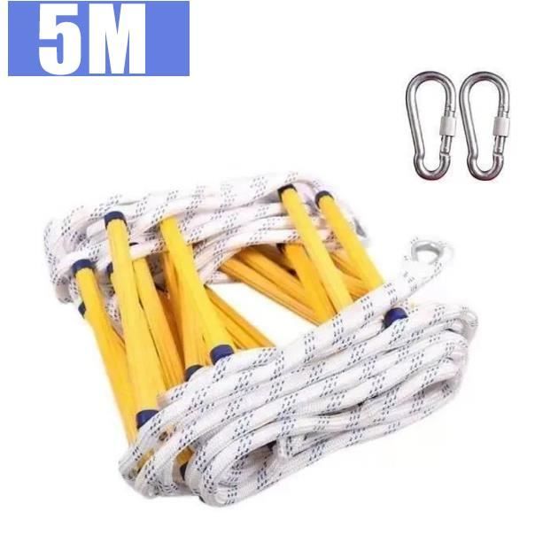 Corde pour rampe d'escalier en coton couleur blanc : 30,00mm