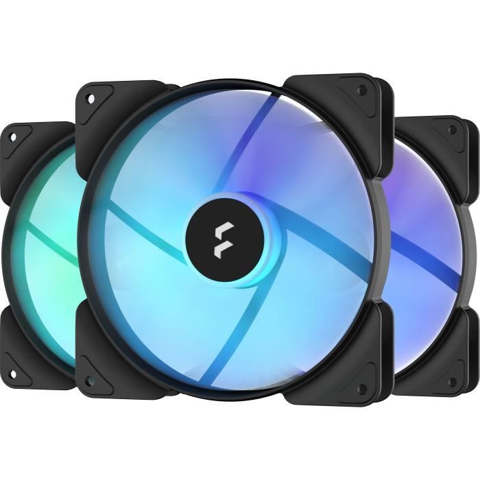 Ventilateur PC – FRACTAL DESIGN – Aspect 14 RGB PWM Black Frame 3-pack ( FD-F-AS1-1407 )
