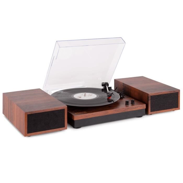 Fenton RP165C - Platine vinyle st&eacute;r&eacute;o Bluetooth - merisier