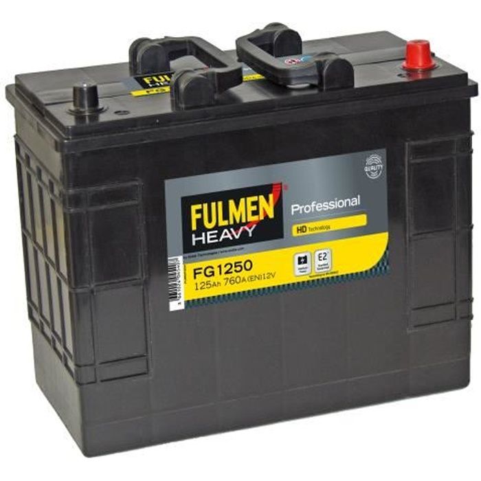 Batterie camion FG1250 12V 125Ah 760A - Batterie(s) - 625012072 J1 FG1