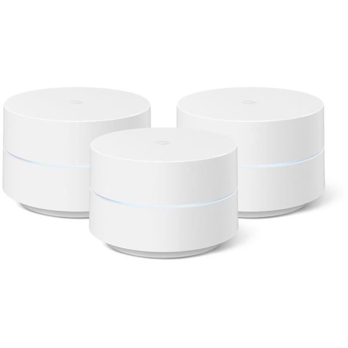 Pack de 3 routeurs GOOGLE Nest Wifi – Blanc