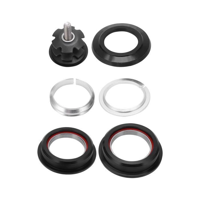 Regun Casque Direction Vélo – Aluminium 44/55 Mm – Roulement – Fourche Conique 1-1/8″ Ou 1-1/2″