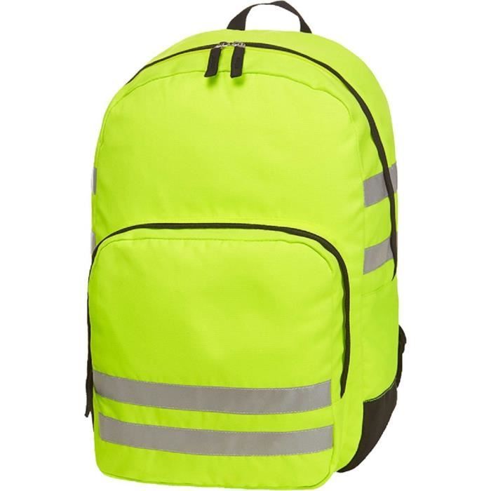 sac à dos haute visibilité - 1812206 - jaune fluo