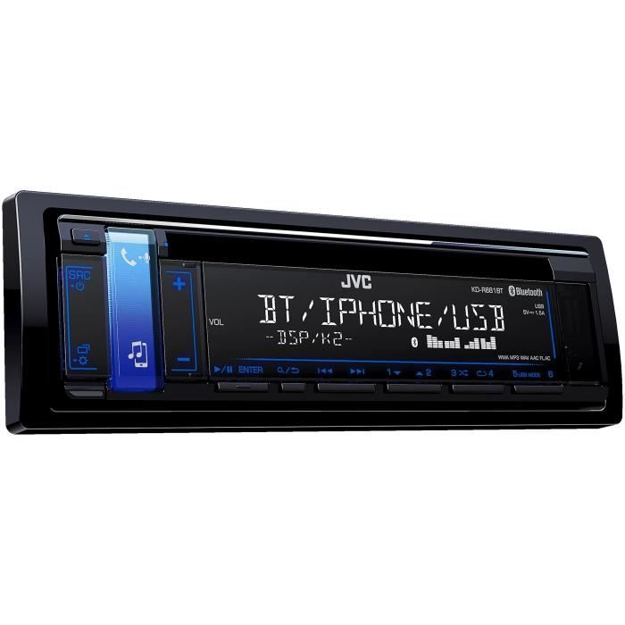 JVC Autoradio KD-R881BT CD AUX USB iPod iPhone Bluetooth 4 x 50 W -  Cdiscount Auto