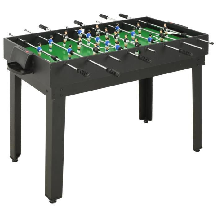 KEENSO Table de jeu multiple 15 en 1 121x61x82 cm Noir 111607