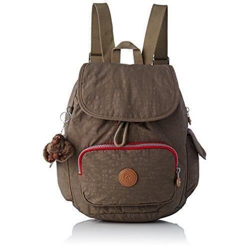 Kipling City Pack S, Sacs à Dos Femme, Marron (True Beige C), 15x24x45 cm (WxHxL)