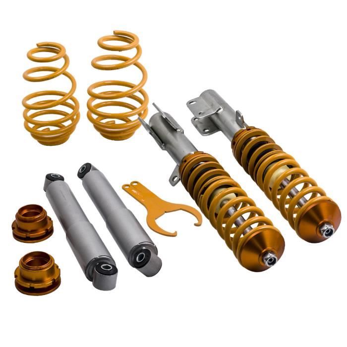 MAXPEEDINGRODS Pour Opel Astra G MK4 1.2 16V COILOVER KIT DE SUSPENSION Combinés Filetés Shock