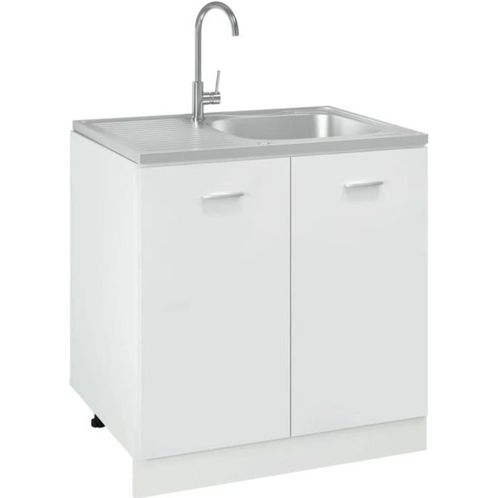 Jeu dévier de cuisine et égouttoir Argenté 800x600x155 mm Inox Mothinessto LY7723
