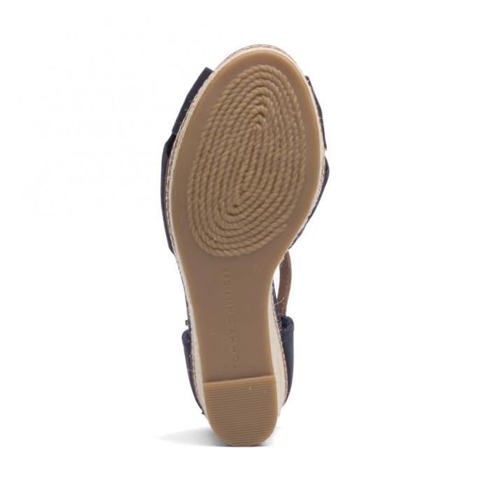 tommy hilfiger sandales à talon compensé elena
