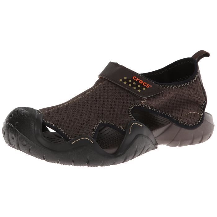 sandale a talon noir homme