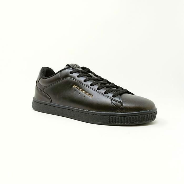 British Knights Basket basse homme noir - BRITISH KNIGHTS - BK - Lacets - Plat - Synthétique