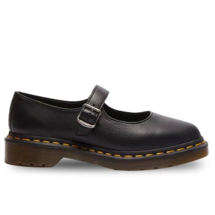 Dr. Martens Chaussures Mary Jane - DR. MARTENS - Elphie Virginia - Cuir - Noir - Boucle de serrage