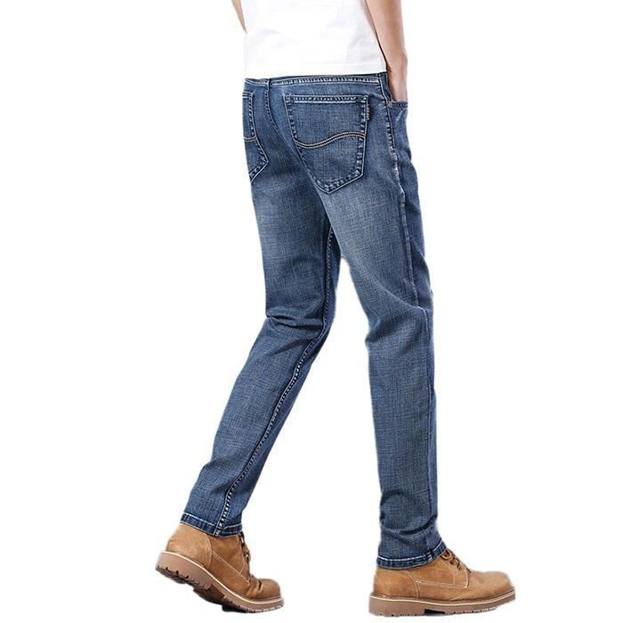 pantalon taille haute ample