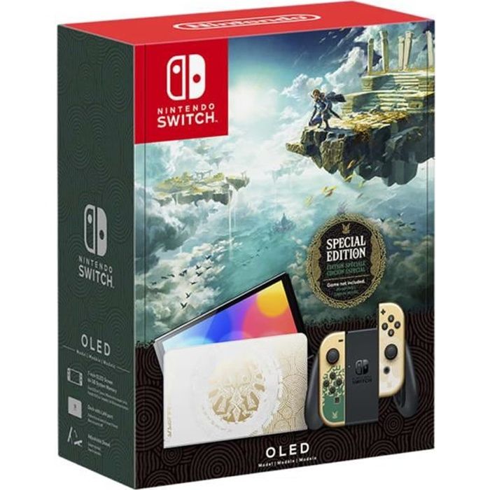 Console Nintendo Switch OLED The Legend of Zelda: Tears of the Kingdom  Version HK Chargeur UK d'origine + l'Adaptateur UK-FR - Cdiscount Jeux vidéo