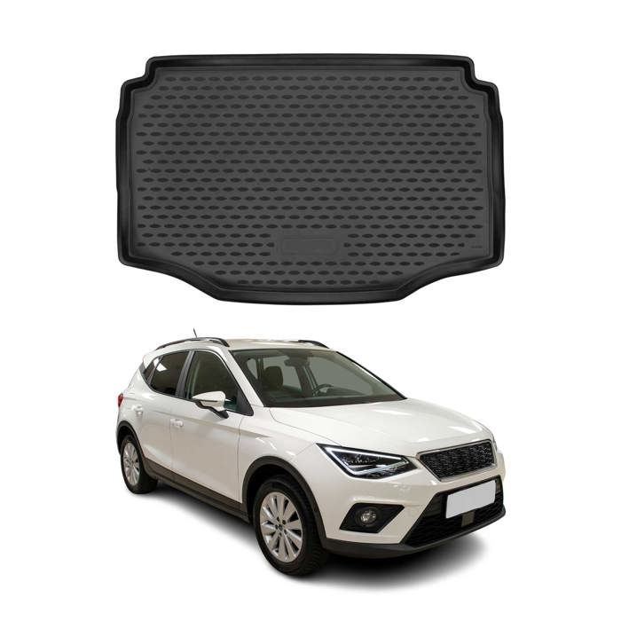 Tapis De Coffre Pour Seat Arona 2017-2021 TPE Noir - Auto