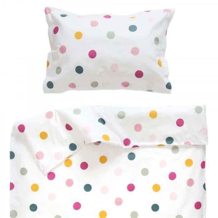 Joy Housse De Couette 1x150 Cm Et Taie D Oreiller 40x60 Cm Pati Chou 100 Coton Parure De Lit Pour Bebe Cdiscount Puericulture Eveil Bebe