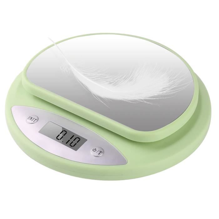 Balance de cuisine électronique avec écran LCD en forme de cœur Rose 5