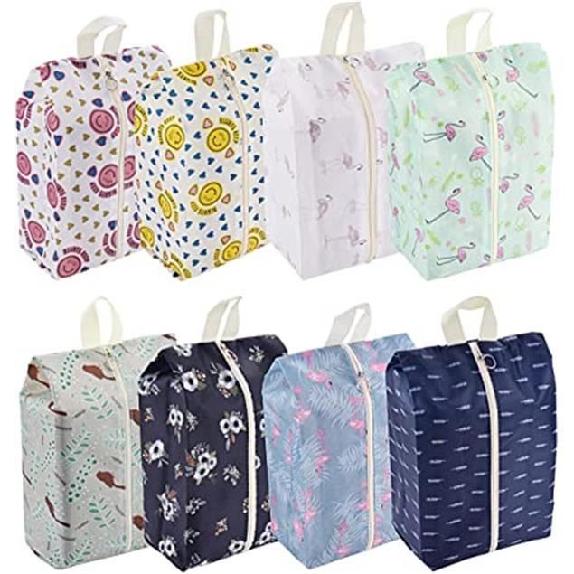 Lot De 4 Sacs à Chaussures De Voyage - Imperméables, Anti-poussière, Avec Fermeture éclair - Taille 34.5x17 Cm - Idéal Pour Valise Et Rangement