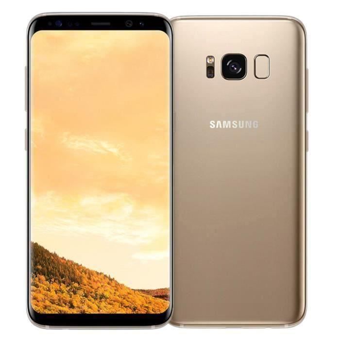 Vente Téléphone portable Samsung Galaxy S8+ 64 go Or - Double sim - Reconditionné - Etat correct pas cher Vente Téléphone portable Samsung Galaxy S8+ 64 go Or - Double sim - Reconditionné - Etat correct pas cher