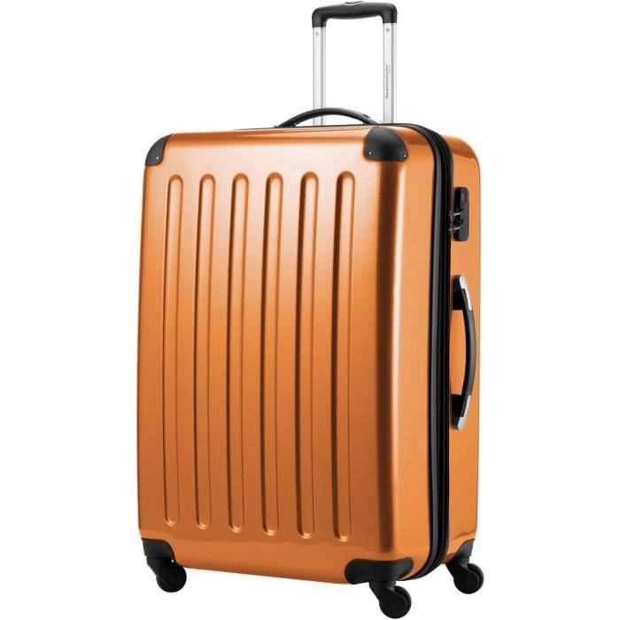 Alex - Bagage Rigide Valise Moyenne, Trolley Avec 4 Roues Multidirectionnelles 65 Cm 74 Litres Magenta
