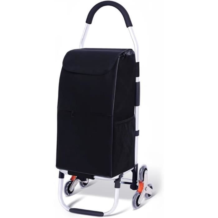 Chariot De Course Pliable À Roulettes, Caddie De Courses 6 Roues Grande