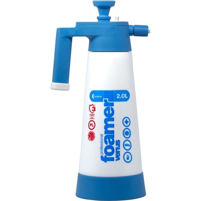 detailmate Made by Kwazar Mercury Super PRO+ - Flacone spray a 360 gradi, 0,5 litri, doppia azione Trigger, colore: Rosa