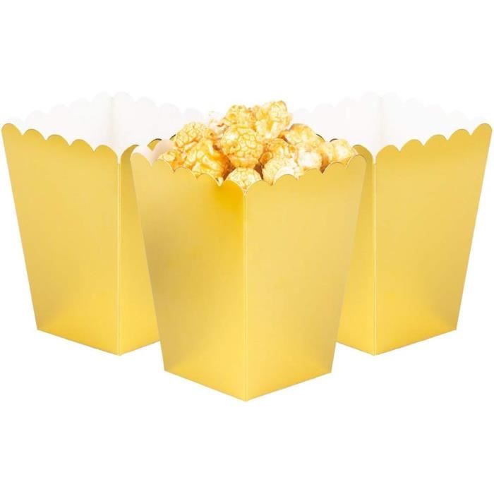 12 Pièces Boîtes À PopCorn, Popcorn Carton,Carton Pop Corn Conteneur