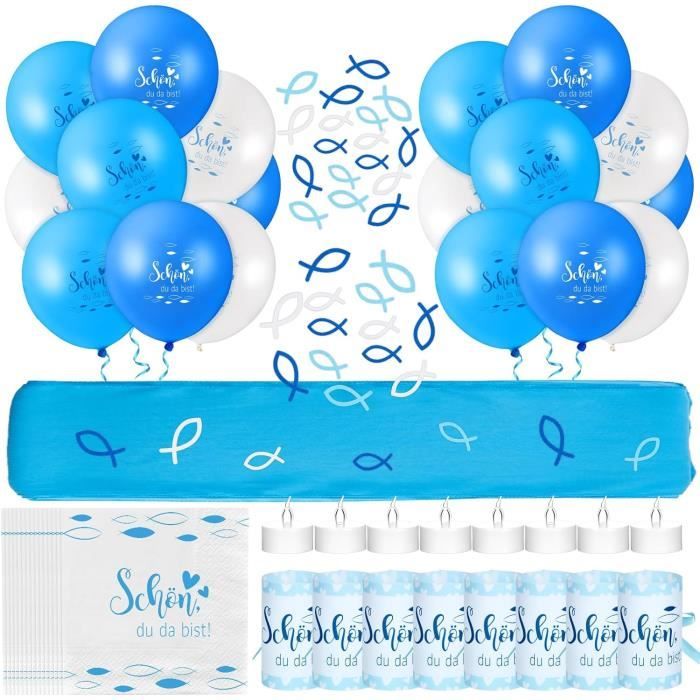 50 Mini Sucettes Décoratives Pour Baptême Ou Douche De Bébé - Bleu