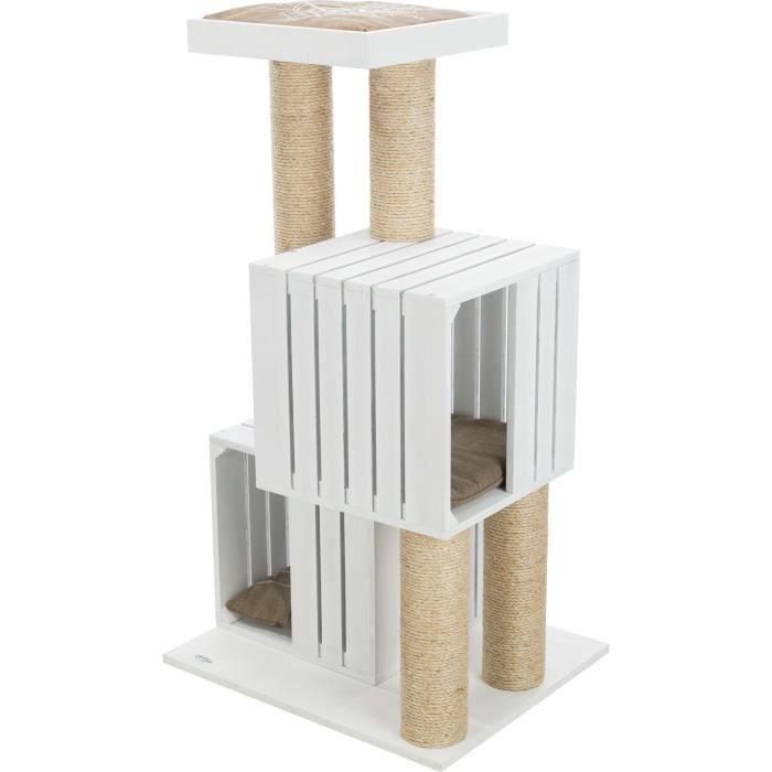 Trixie Griffoir Pour Chats Be Nordic Skadi Blanc Et Sable Cdiscount Animalerie