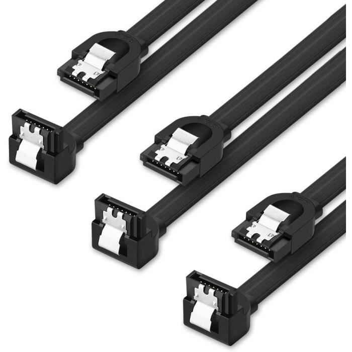 CableCreation Câble D'alientation SATA, [2-Pack] 15,2 C SATA 15