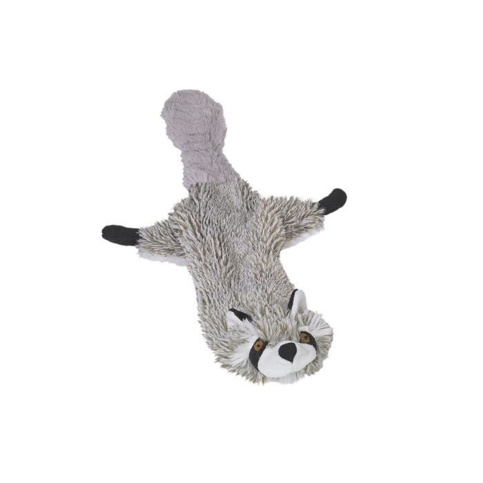 NOBBY Jouet pour chien peluche non rembourrée raton-laveur 60cm