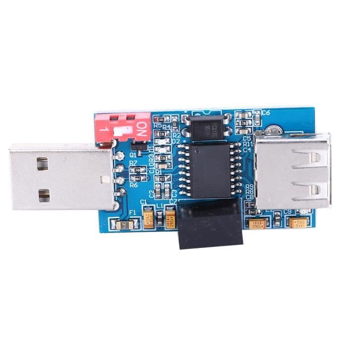 Module D'isolateur de Concentrateur USB à 4 Canaux Plug and Play avec Une Forte Protection Contre Les Interférences de Puissance, des Débits de Données de 1 ,5 Mbps et 12 Mbps Isolés