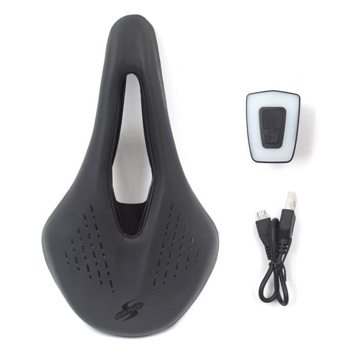 Selle De Vélo Ergonomique Universelle - Homme/Femme - Mousse Mémoire De Forme + Suspension - Anti-dérapante - Pour VTT, Vélo Route, électrique