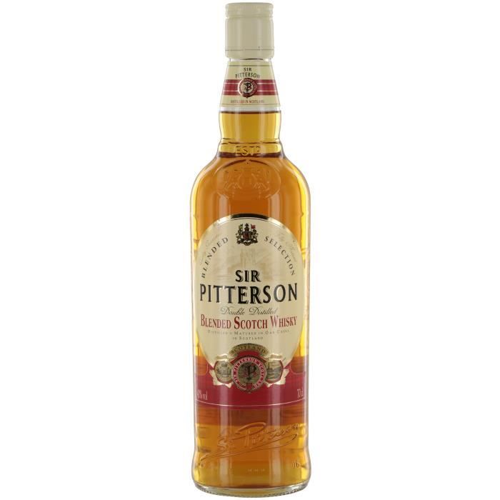 Blended Scotch Whisky Sir Pitterson 70cl 40° Achat / Vente Whisky