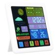 Fydun thermomètre hygromètre Hygromètre thermomètre numérique horloge météo sans fil avec écran tactile pour usage-1