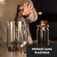 Cafetière à piston, French Press - Klarstein Glaswerk Ristretto - 1 litre - pour 2 à 5 tasses-1