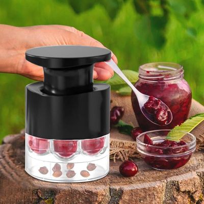 Dénoyauteur Pour Cerises IKOPFLN - Outil Pratique Pour Cerises, Prunes, Mirabelles Et Olives (Vert)