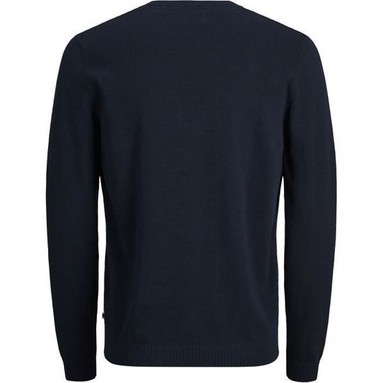 JACK & JONES Jjebasic Pull En Tricot à Col Rond Noos Pls Pour Homme, Blazer Bleu Marine., 3XL