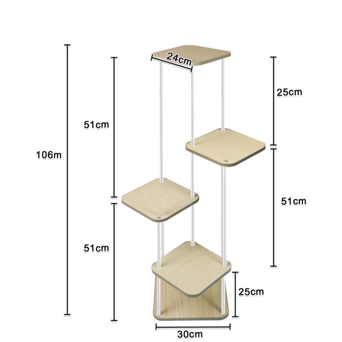 MOCORY Support Pour Plantes 2 Niveaux - Hauteur 68,6 Cm - Étagère En Métal Antirouille Noire - Charge Max 45 Kg - Intérieur/Extérieur