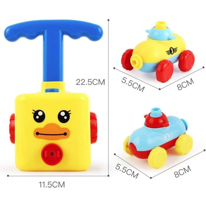 Voiture Jouet Propulsée Par Ballon - Lanceur De Ballon éducatif Pour Enfants