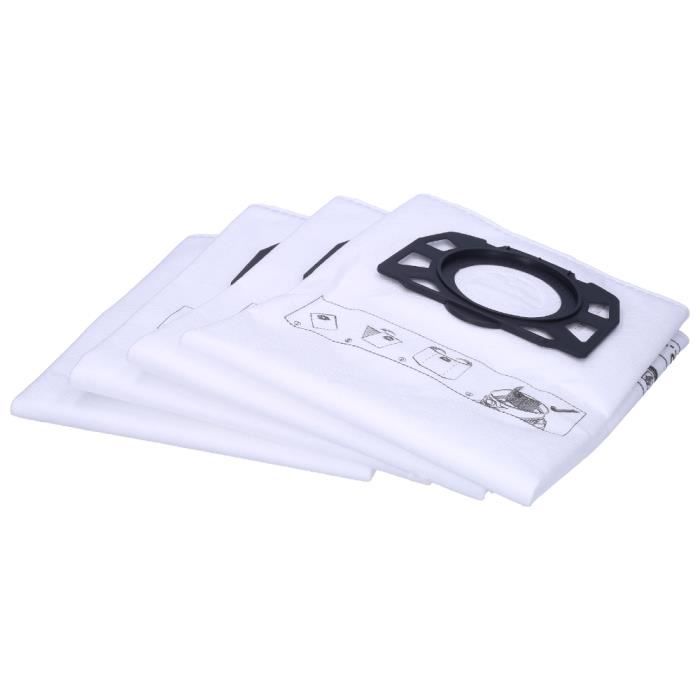 Lot de 10 Sacs de Filtre Sacs D'aspirateur pour Kärcher 2.863-006.0 KFI 487  Sacs Aspirateur pour Kärcher WD4 WD5 WD6 WD5P WD6P MV4 MV5 MV6 Aspirateurs  Multifonctions