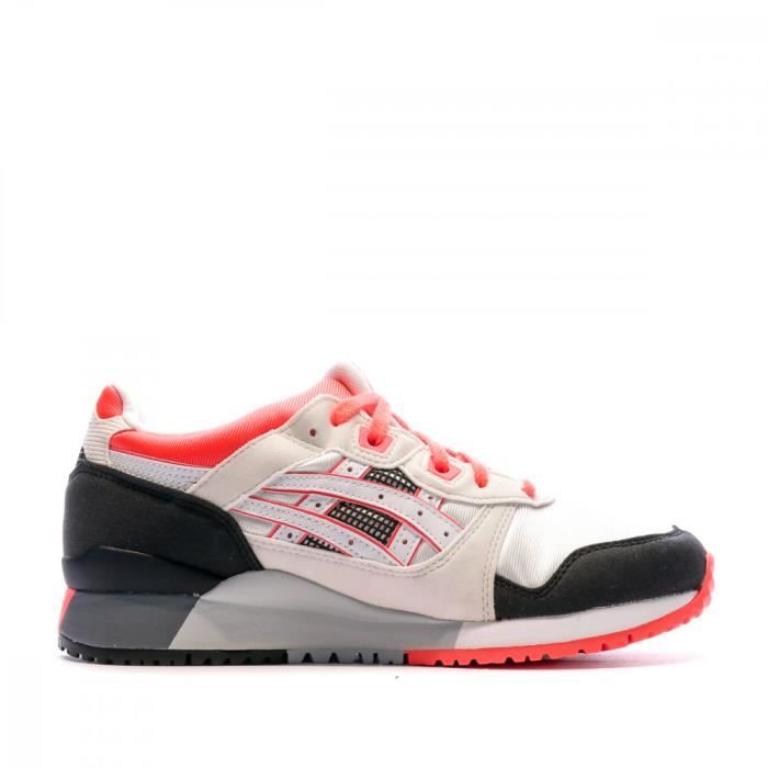 Baskets Blanche Orange Femme Asics Gel lyte III Blanc Cdiscount Chaussures