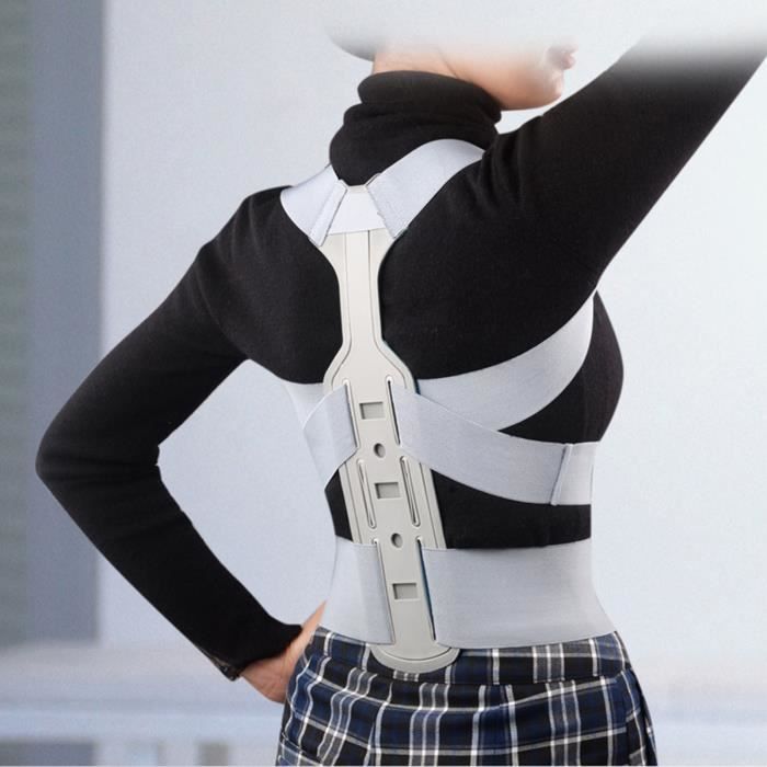 Mxzzand redresseur de dos Correcteur de Posture pour redresser la colonne vert brale am liorer le dos parapharmacie ceinture M